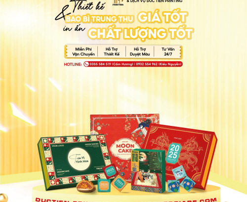 In Ấn Thiết Kế Hộp Trung Thu